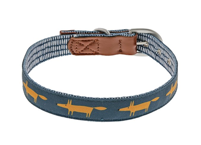 Mr Fox Dog Collar Midnight - Large